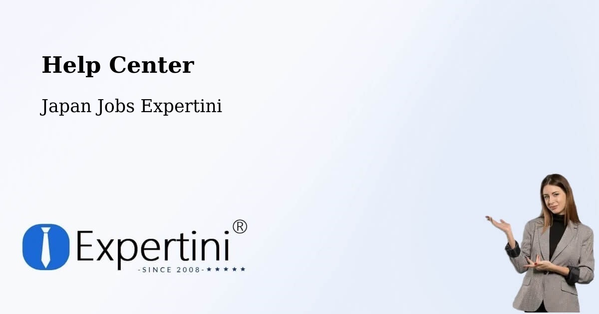 Help Center – Ichihara Shi - Japan Jobs Expertini