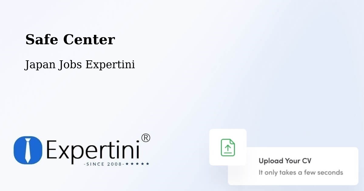 Safety Center – Ichihara Shi - Japan Jobs Expertini