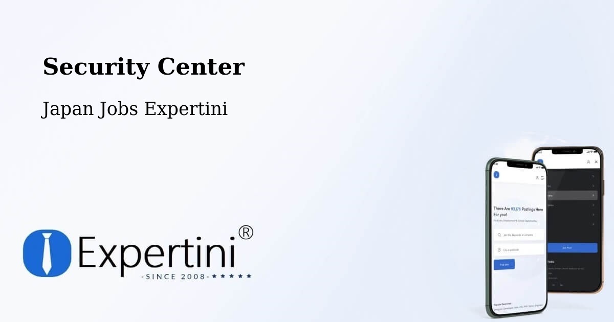 Security & Compliance – Ichihara Shi - Japan Jobs Expertini