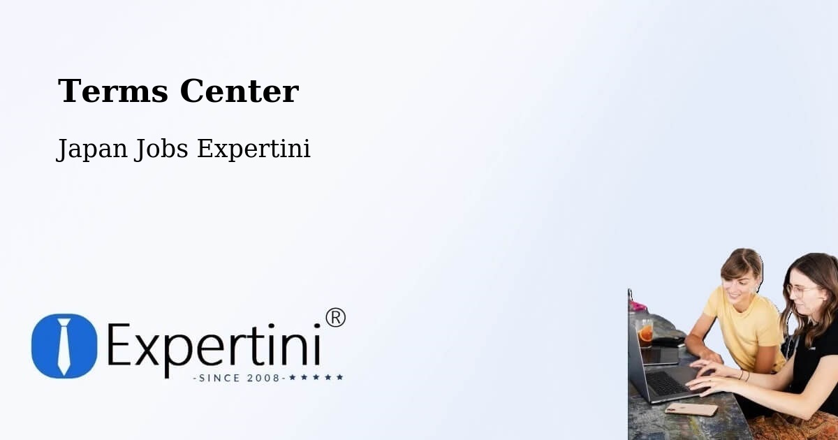 Terms of Service – Ichihara Shi - Japan Jobs Expertini